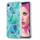iPhone XR Cover Marmor Geometrisch Flashy