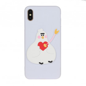 iPhone X / XS Silikon Cover Logo Animal Fun