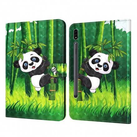 Kunstlederhülle Samsung Galaxy Tab S7 Panda