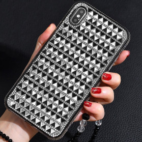 iPhone XS Max Cover Diamonds Triangles