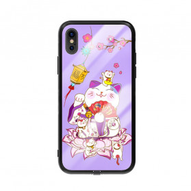 Leuchtendes iPhone XS Max Cover und Swarovsky-Stein
