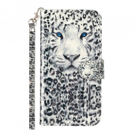 iPhone XS Max Hülle Tiger Light Spots mit Riemen