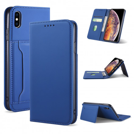 Flip Cover iPhone XS Max Kartenhalter Support