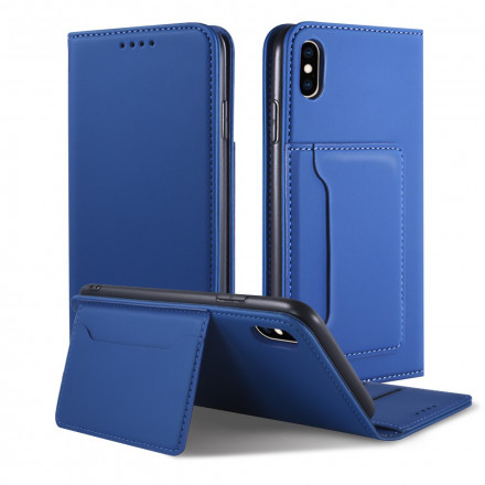 Flip Cover iPhone XS Max Kartenhalter Support