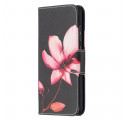 Hülle Samsung Galaxy A52 4G / A52 5G Blume Rosa