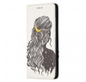 Flip Cover Samsung Galaxy A52 4G / A52 5G Hübsches Haar