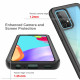 Samsung Galaxy A52 4G / A52 5G Cover Hybrid Design Kanten Silikon