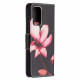 Hülle Samsung Galaxy A72 4G / A72 5G Blume Rosa