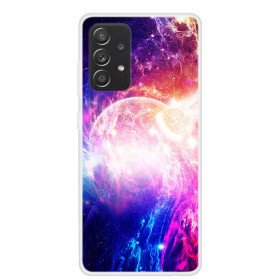 Samsung Galaxy A52 4G / A52 5G Silicone Cover Brennende Planeten