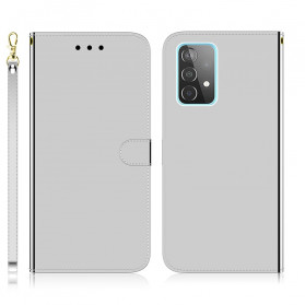 Hülle Samsung Galaxy A52 4G / A52 5G Kunstleder Cover Spiegel