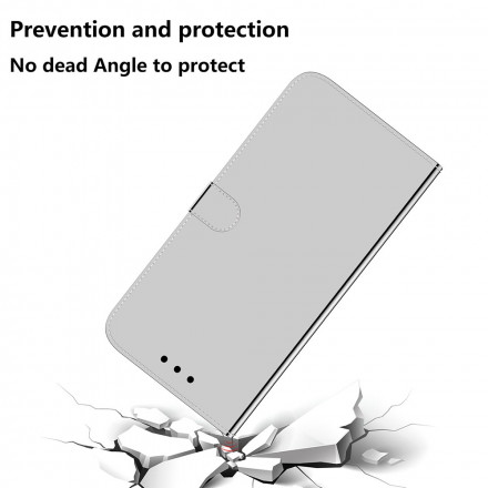 Hülle Samsung Galaxy A52 4G / A52 5G Kunstleder Cover Spiegel