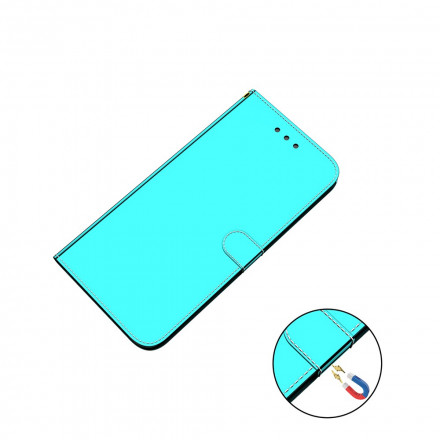Hülle Samsung Galaxy A52 4G / A52 5G Kunstleder Cover Spiegel