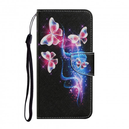 Hülle Samsung Galaxy A72 4G / A72 5G Magische Schmetterlinge