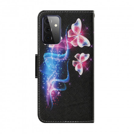 Hülle Samsung Galaxy A72 4G / A72 5G Magische Schmetterlinge