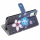 Xiaomi Redmi Note 10 / Note 10S Tasche Mondblumen mit Riemen