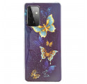 Samsung Galaxy A72 4G / A72 5G Schmetterling Serie Cover Fluoreszierend