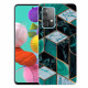 Samsung Galaxy A32 4G Marble Cover Geometrisch