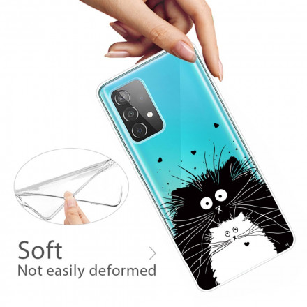 Samsung Galaxy A32 4G Cover Schau dir die Katzen an