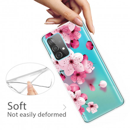 Samsung Galaxy A32 4G Hülle Kleine Rosenblüten
