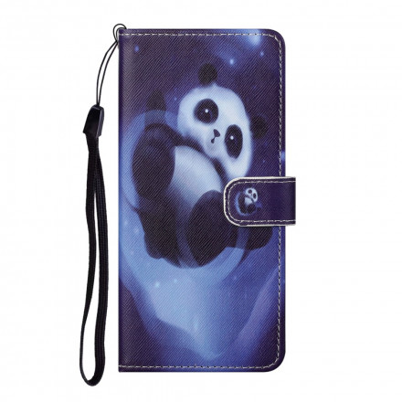 Samsung Galaxy A32 4G Panda Space Tasche mit Riemen