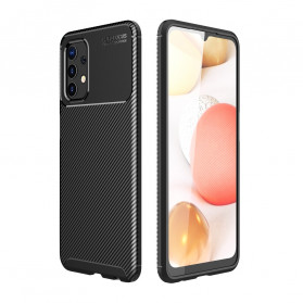 Samsung Galaxy A32 4G Flexible Kohlefaser Texture Cover