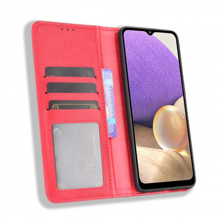 Flip Cover OnePlus 9 Vintage Styled Leather Effect