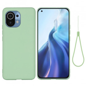 Xiaomi Mi 11 Liquid Silicone Cover Mit Lanyard