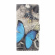 Xiaomi Redmi Note 10 Pro Schmetterling Tasche Blau