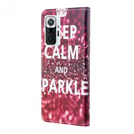 Xiaomi Redmi Note 10 Pro Keep Calm and Sparkle Hülle