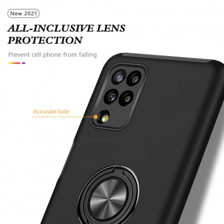 Samsung Galaxy A12 Hülle Drehbarer Ring Premium