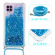 Samsung Galaxy A12 Glitter Cover mit Kordel