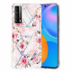 Huawei P smart 2021 Marmoriertes Blumen Cover