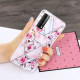 Huawei P smart 2021 Marmoriertes Blumen Cover