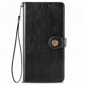 Huawei P smart 2021 Kunstleder und Vintage-Verschluss Tasche