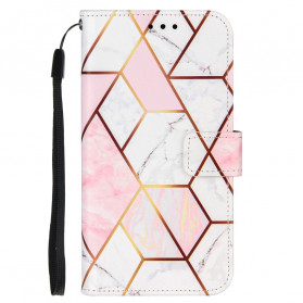 Samsung Galaxy M11 Marmor Geometrisch Hülle