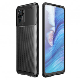 Xiaomi Redmi Note 10 / Note 10s Flexible Kohlefaser Texture Cover