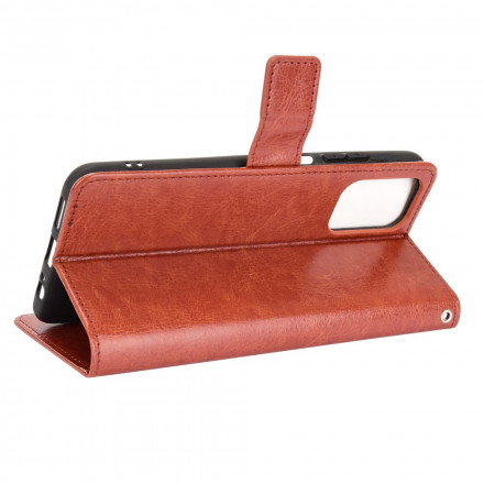 Xiaomi Redmi Note 10 / Note 10s Hülle aus Kunstleder in Glacé-Optik