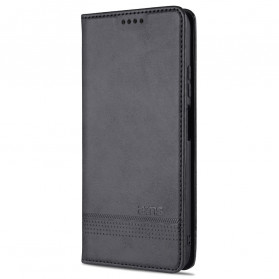 Flip Cover Poco M3 Style Leder AZNS