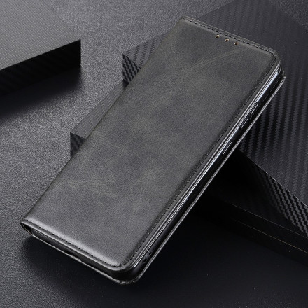 Flip Cover Sony Xperia 10 III Schlitzleder Eleganz