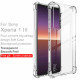 Transparentes Sony Xperia 1 III Cover mit IMAK Displayfolie