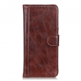 Hülle Sony Xperia 10 III Spaltleder Lackleder