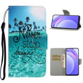 Xiaomi Mi 10T Lite 5G / Redmi Note 9 Pro 5G Never Stop Dreaming Marine Tasche