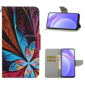 Xiaomi Mi 10T Lite 5G / Redmi Note 9 Pro 5G Hülle Bunte Blätter mit Lanyard