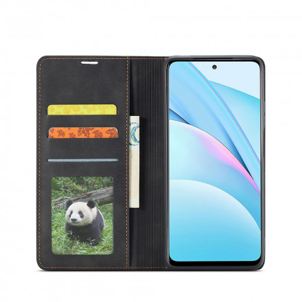 Flip Cover Xiaomi Mi 10T Lite 5G / Redmi Note 9 Pro 5G Ledereffekt FORWENW