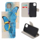 Xiaomi Mi 11 Lite / Lite 5G Schmetterling Tasche Blau und Gelb