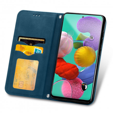 Flip Cover Samsung Galaxy A51 5G Kunstleder Vintage Flip Cover Samsung Galaxy A51 5G Kunstleder Vintage