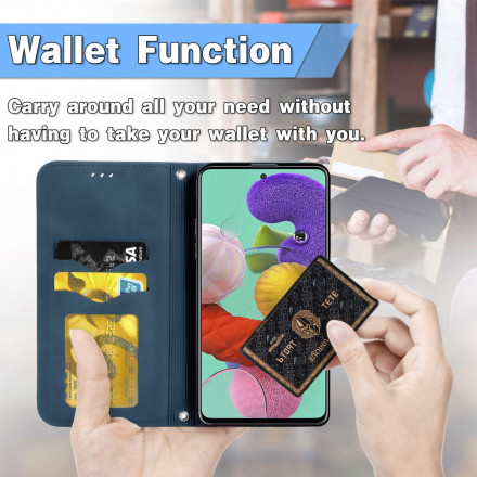 Flip Cover Samsung Galaxy A51 5G Kunstleder Vintage Flip Cover Samsung Galaxy A51 5G Kunstleder Vintage