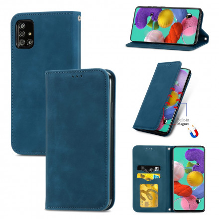 Flip Cover Samsung Galaxy A51 5G Kunstleder Vintage Flip Cover Samsung Galaxy A51 5G Kunstleder Vintage