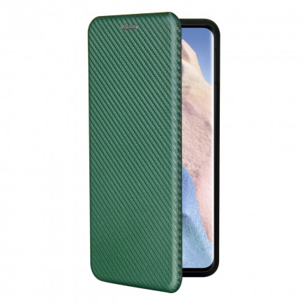 Flip Cover Xiaomi Mi 11 Ultra Kohlefaser mit Ring Support