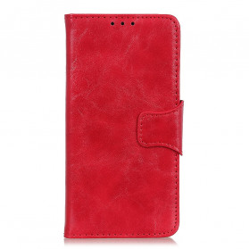 Hülle Realme 8 / 8 Pro Schlitzleder Retro